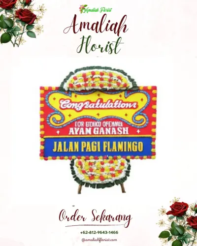 Bunga Papan Congratulation di Gekbrong